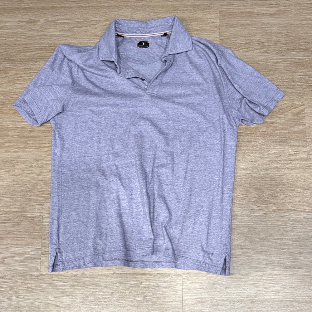Stylish Men's Heather Gray Polo Shirt